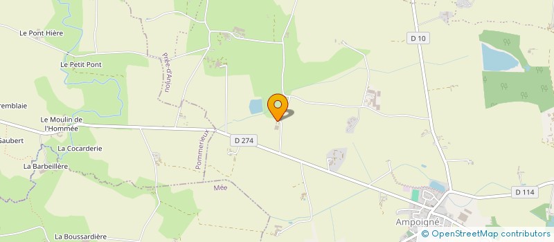 localisation de l'entreprise SCI DU SENECHAL  FROMENTIERES