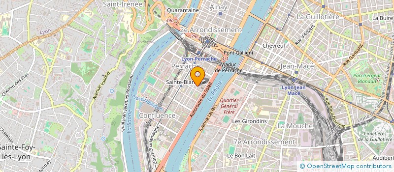 localisation de l'entreprise SCI DU SENS  LYON