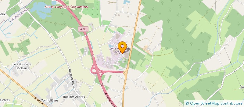 localisation de l'entreprise SCI DU SENTIER BATTU  LONGUE-JUMELLES