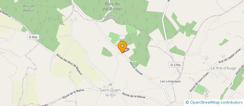 localisation de l'entreprise SCI DU SEPT  SAINT-OUEN-LE-PIN