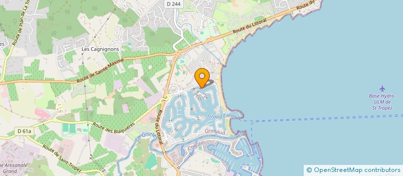 localisation de l'entreprise SCI DU SEPTENTRION à GRIMAUD