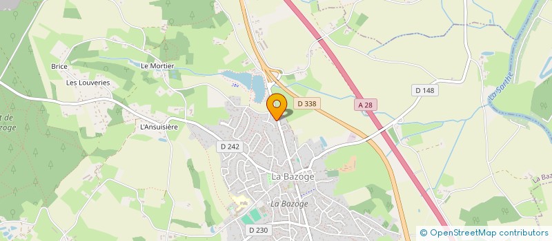 localisation de l'entreprise SCI DU SEPTENTRION  LA BAZOGE