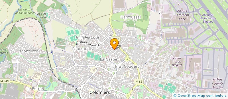localisation de l'entreprise SCI DU SEROU à COLOMIERS