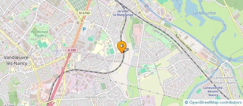 localisation de l'entreprise SCI DU SERPENT D'ARGENT  JARVILLE-LA-MALGRANGE