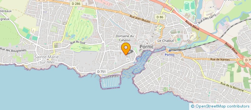 localisation de l'entreprise SCI DU SERRE  PORNIC