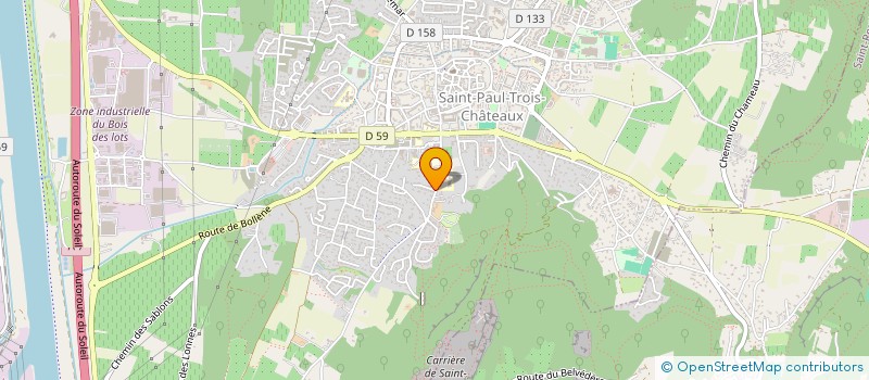 localisation de l'entreprise SCI DU SERRE BLANC  SAINT-PAUL-TROIS-CHATEAUX