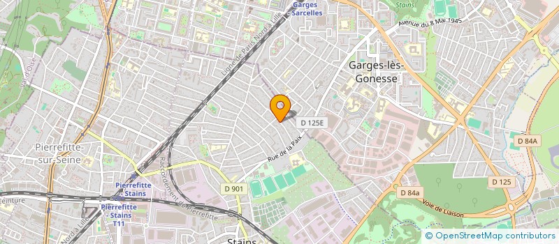 localisation de l'entreprise SCI DU SERVAT à STAINS