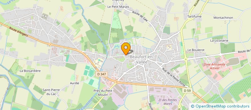 localisation de l'entreprise SCI DU SET à BRISSAC LOIRE AUBANCE