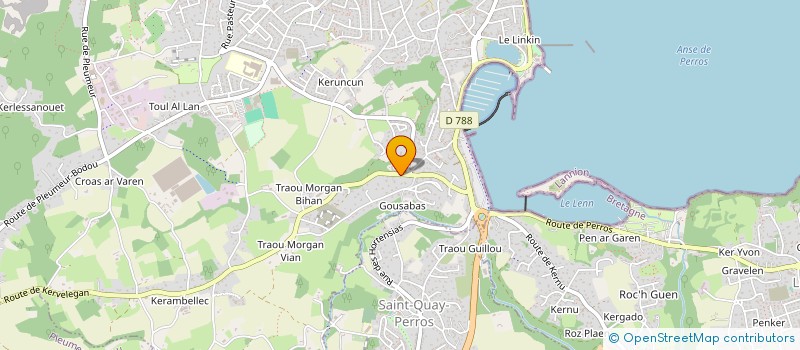 localisation de l'entreprise SCI DU SETTER  PERROS-GUIREC