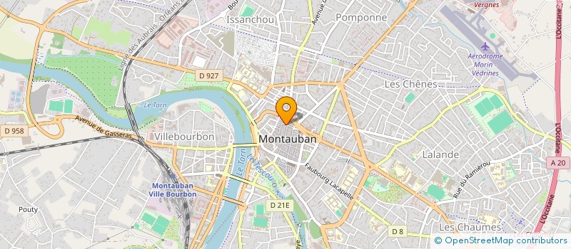 localisation de l'entreprise SCI DU SEUVE  MONTAUBAN