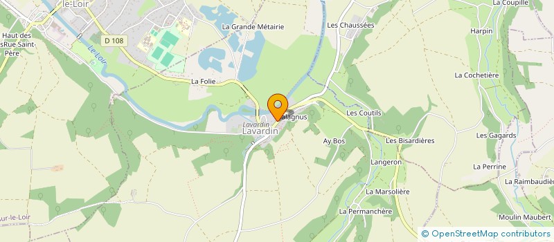 localisation de l'entreprise SCI DU SEXTANT  LAVARDIN