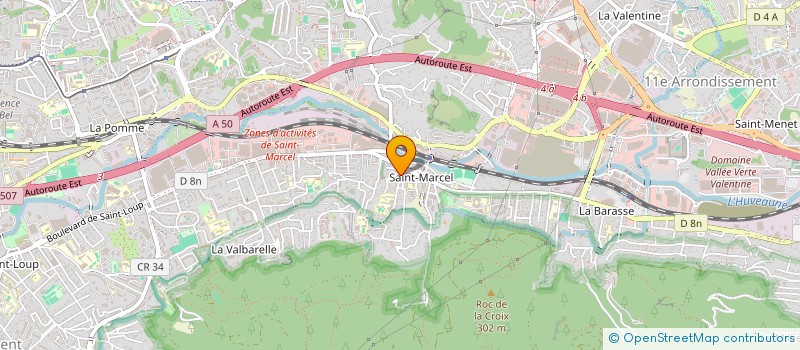 localisation de l'entreprise SCI DU SIAM  MARSEILLE