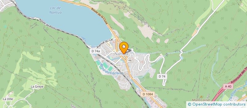 localisation de l'entreprise SCI DU SIGNAL à NANTUA
