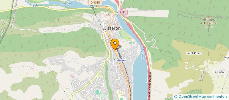 localisation de l'entreprise SCI DU SIGNAVOUS  SISTERON