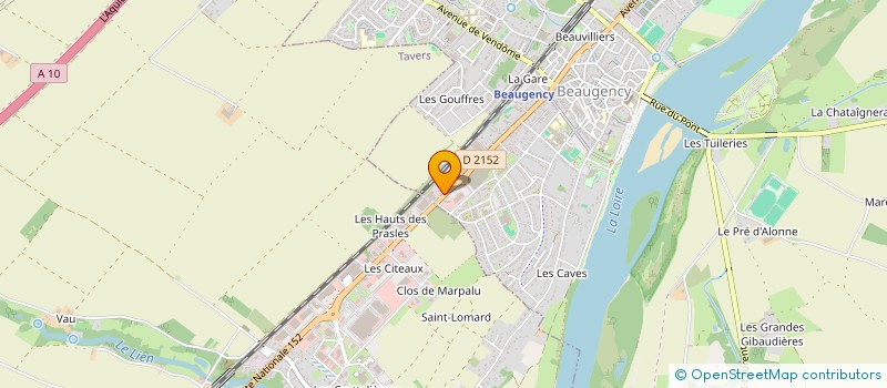 localisation de l'entreprise SCI DU SILO  BEAUGENCY