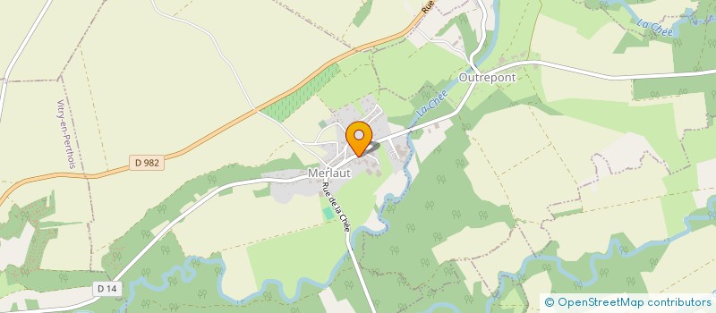 localisation de l'entreprise SCI DU SIMOLL  MERLAUT