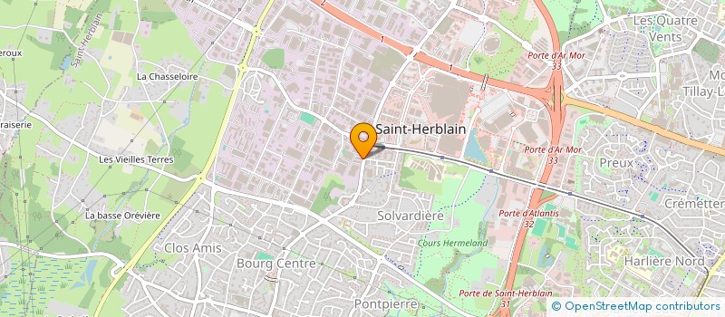 localisation de l'entreprise SCI DU SIROCCO  SAINT-HERBLAIN