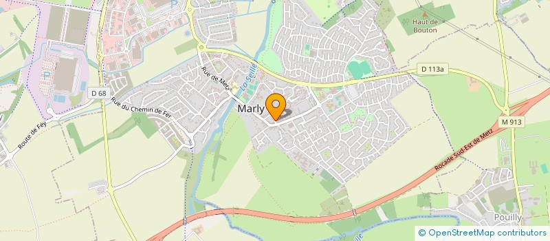 localisation de l'entreprise SCI DU SIX à MARLY