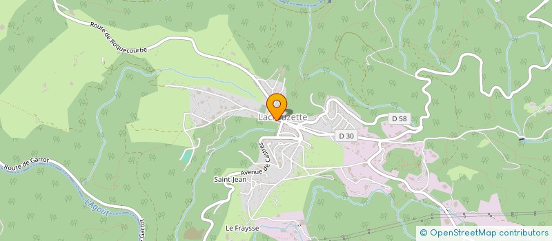 localisation de l'entreprise SCI DU SOL DE LA DIME  LACROUZETTE