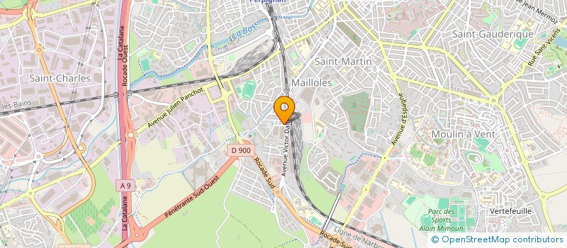localisation de l'entreprise SCI DU SOLEIL à PERPIGNAN