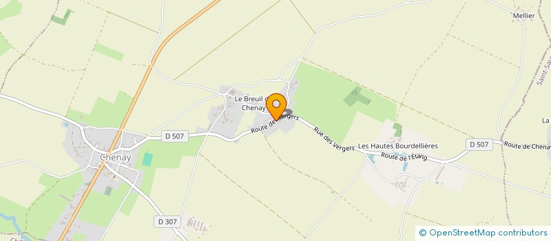 localisation de l'entreprise SCI DU SOLEIL  LEZAY