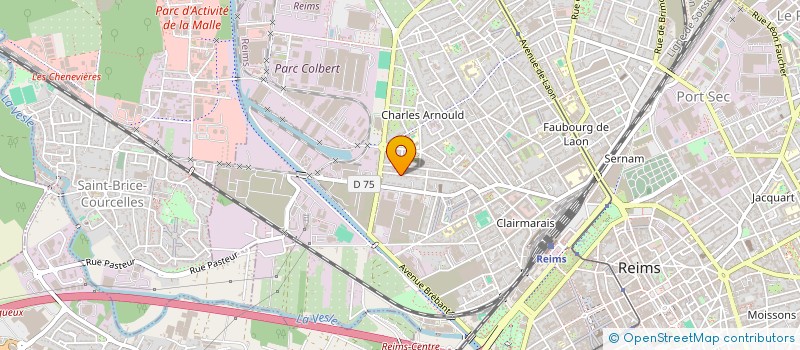 localisation de l'entreprise SCI DU SOLEIL  REIMS