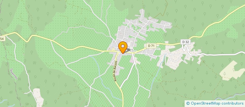 localisation de l'entreprise SCI DU SOLEIL  TAVERNES