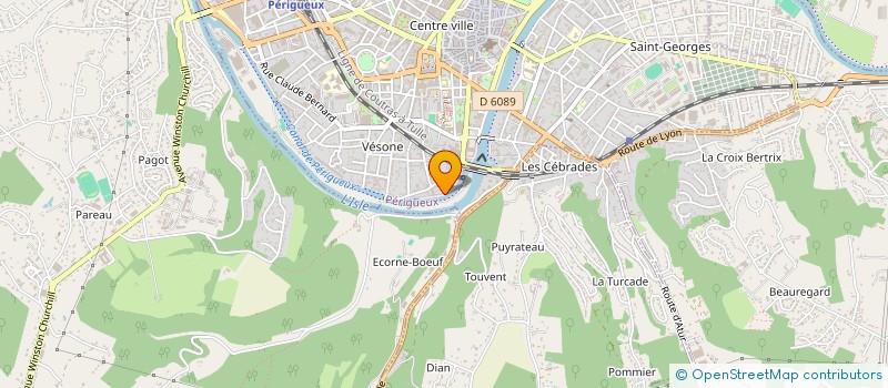 localisation de l'entreprise SCI DU SOLEIL à PERIGUEUX
