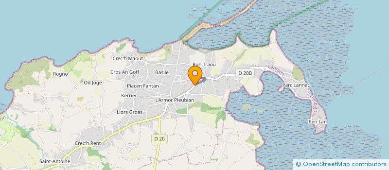 localisation de l'entreprise SCI DU SOLEIL  PLEUBIAN