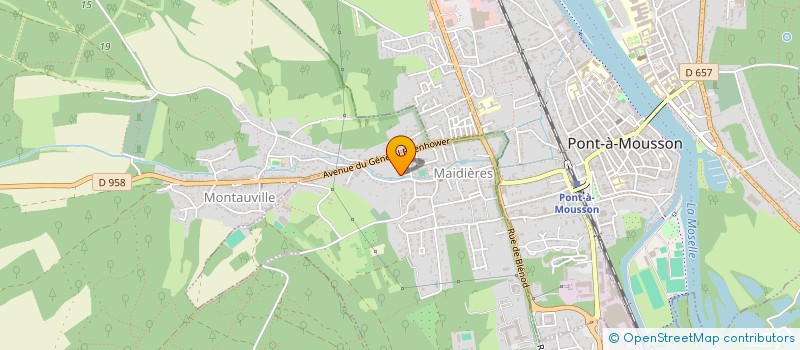 localisation de l'entreprise SCI DU SOLEIL  MAIDIERES