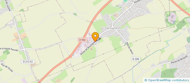 localisation de l'entreprise SCI DU SOLEIL  SAINT-MARTIN-LEZ-TATINGHEM