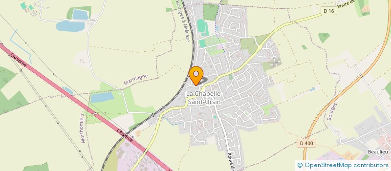 localisation de l'entreprise SCI DU SOLEIL  LA CHAPELLE-SAINT-URSIN