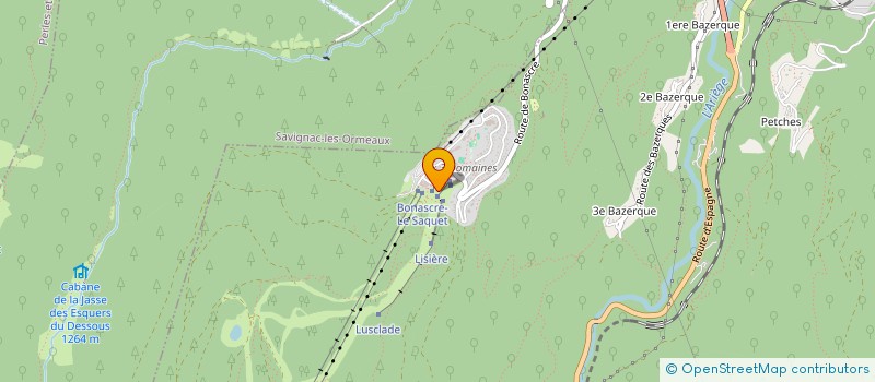 localisation de l'entreprise SCI DU SOLEIL à AX-LES-THERMES