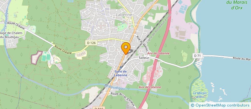 localisation de l'entreprise SCI DU SOLEIL à LABENNE