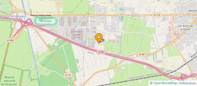 localisation de l'entreprise SCI DU SOLEIL  PARIGNARGUES