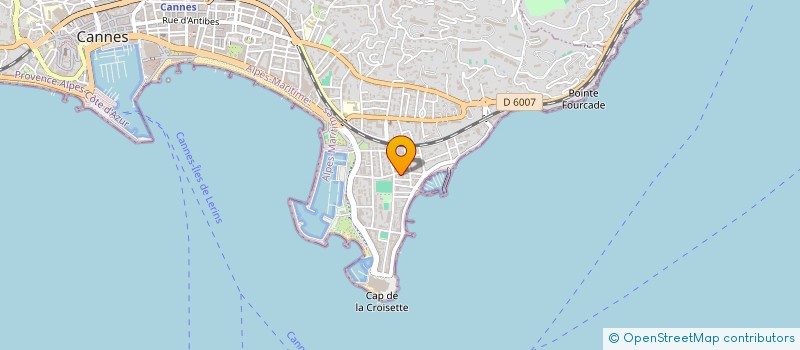 localisation de l'entreprise SCI DU SOLEIL à CANNES