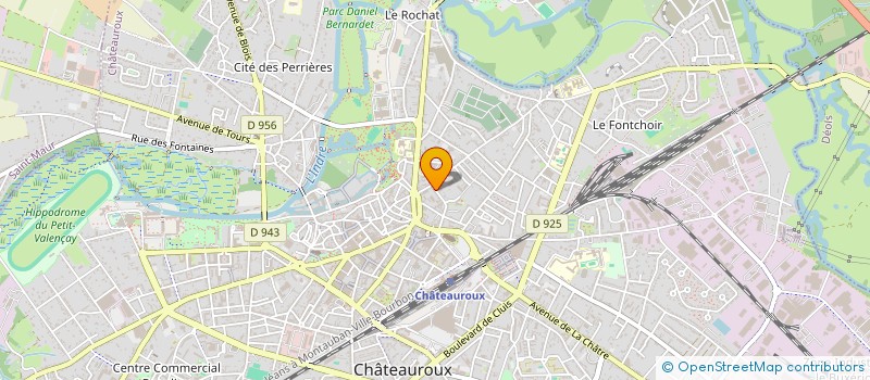 localisation de l'entreprise SCI DU SOLEIL à CHATEAUROUX