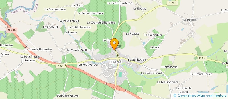 localisation de l'entreprise SCI DU SOLEIL à SEVREMOINE