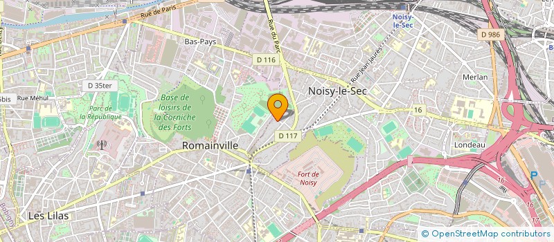 localisation de l'entreprise SCI DU SOLEIL à NOISY-LE-SEC