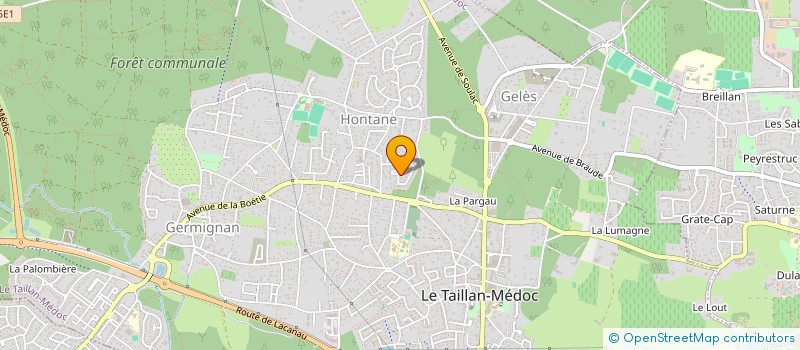 localisation de l'entreprise SCI DU SOLEIL  LE TAILLAN-MEDOC