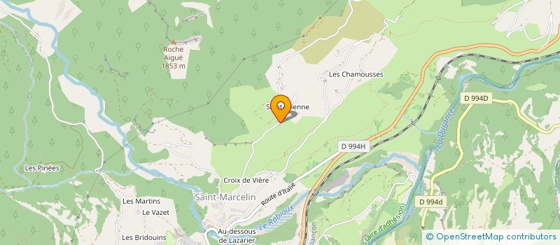 localisation de l'entreprise SCI DU SOLEIL  CHATEAUROUX-LES-ALPES