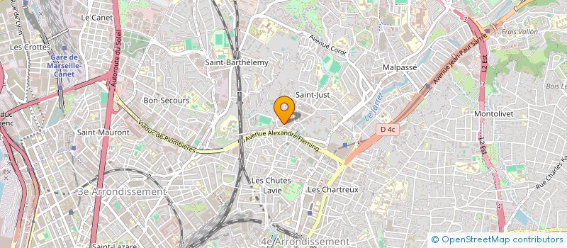 localisation de l'entreprise SCI DU SOLEIL à MARSEILLE