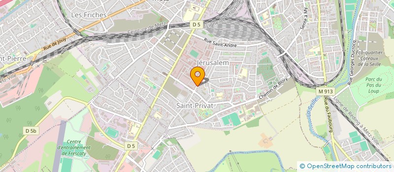localisation de l'entreprise SCI DU SOLEIL à MONTIGNY-LES-METZ