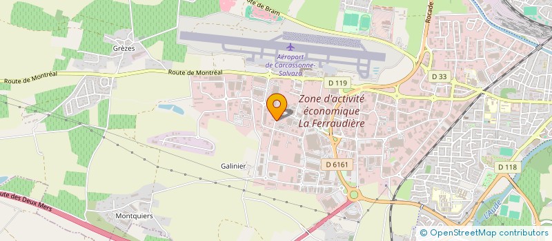 localisation de l'entreprise SCI DU SOLEIL à CARCASSONNE