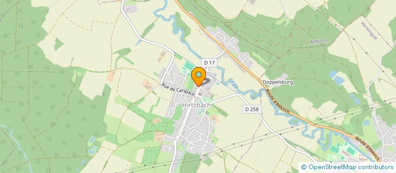 localisation de l'entreprise SCI DU SOLEIL  HIRTZBACH