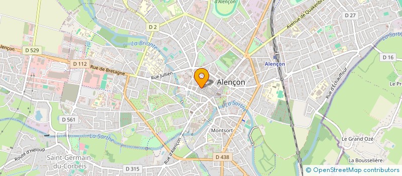 localisation de l'entreprise SCI DU SOLEIL à ALENCON