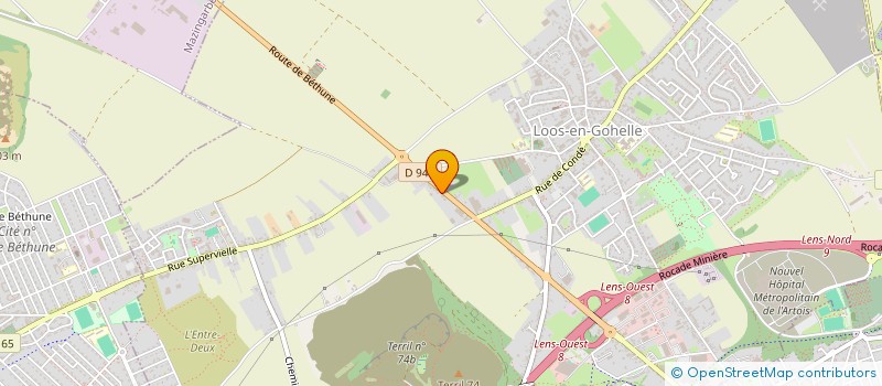 localisation de l'entreprise SCI DU SOLEIL  LOOS-EN-GOHELLE