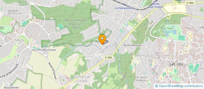 localisation de l'entreprise SCI DU SOLEIL à BURES-SUR-YVETTE