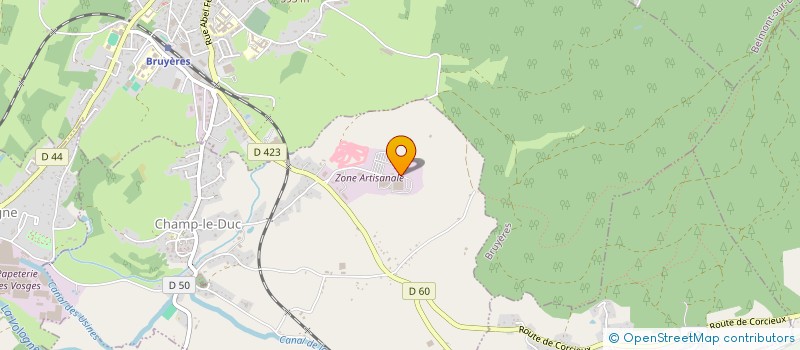 localisation de l'entreprise SCI DU SOLEIL  CHAMP LE DUC