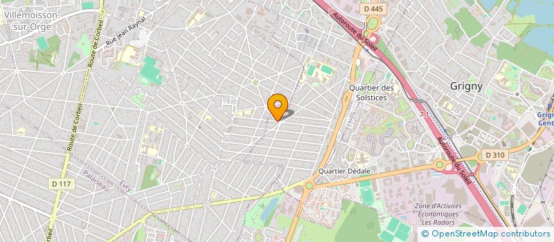 localisation de l'entreprise SCI DU SOLEIL à VIRY-CHATILLON
